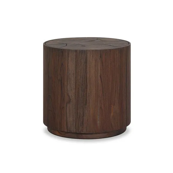 Product Image 1 for Ridge Stained Teak Outdoor End Table from Four Hands