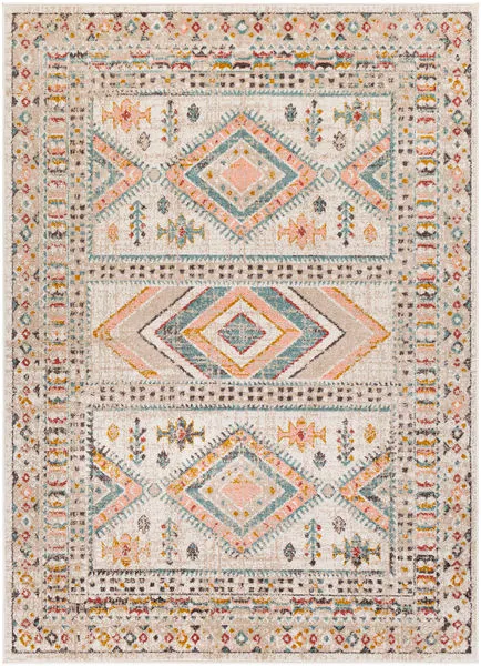 Product Image 3 for Ankara Aqua / Pink Rug from Surya