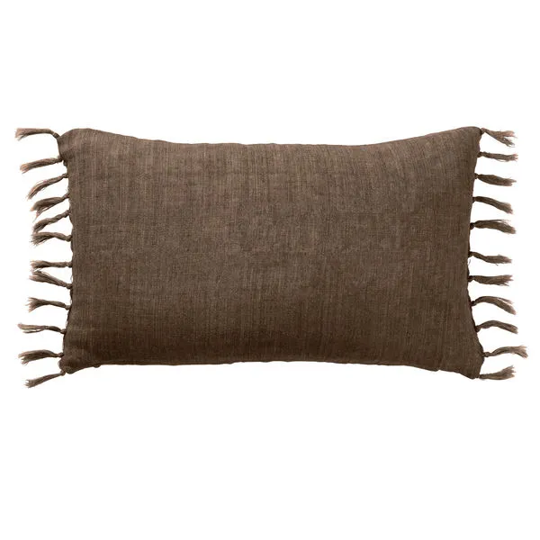 Product Image 3 for Majere Solid Brown Pillow from Jaipur 
