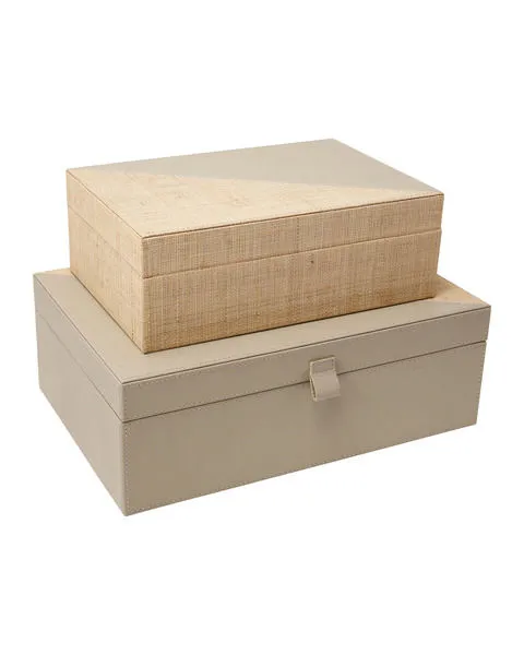 Product Image 1 for Evren Box, Set of 2 from Currey & Company