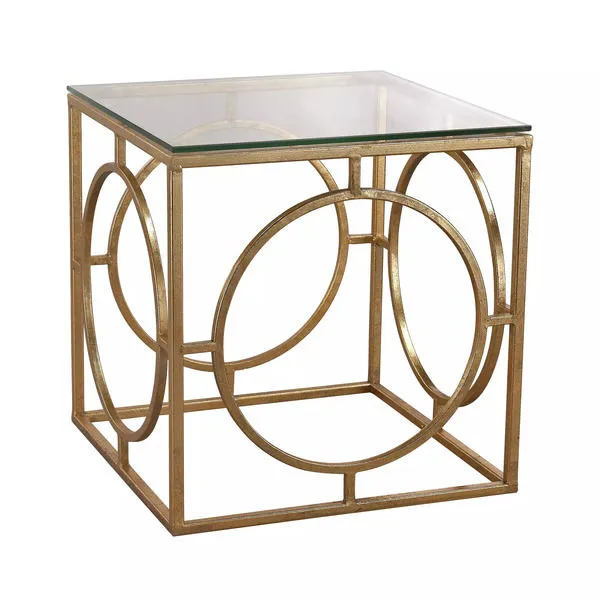 Product Image 1 for Leafed Ring And Glass Table from Elk Home