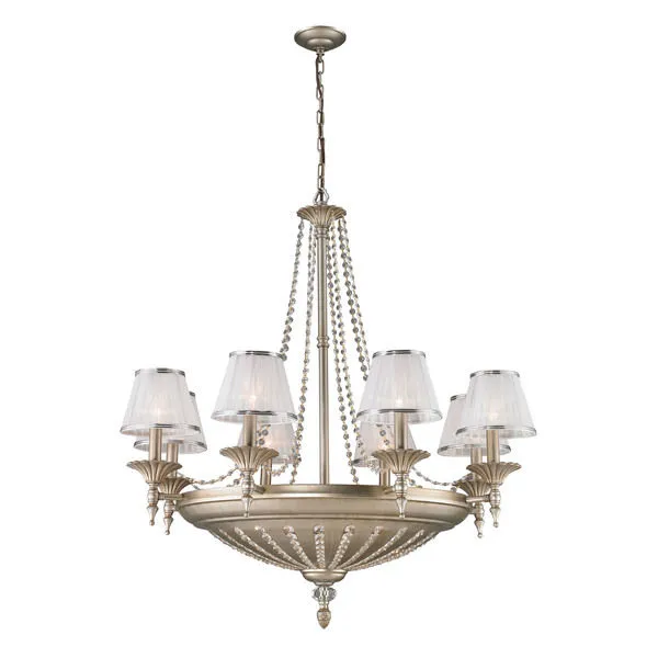 Product Image 2 for 14  Light Chandelier In Aged Silver from Elk Lighting