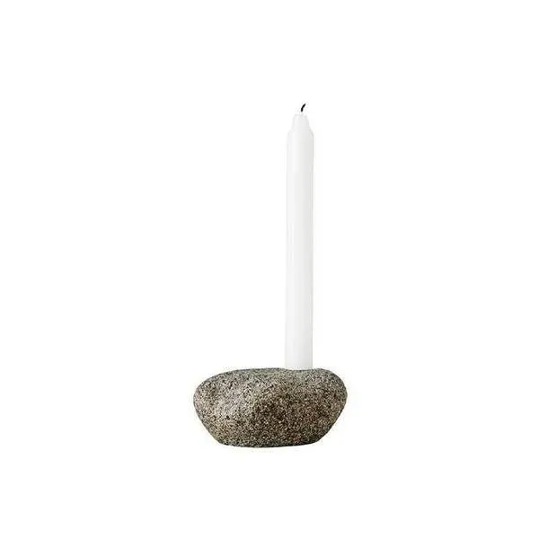 Product Image 1 for Candle Holder Valley Grey/Natural from BIDKHome