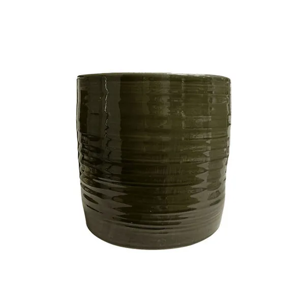Product Image 1 for Casserole Olive Terracotta Planter Dia 12.9" from BIDKHome