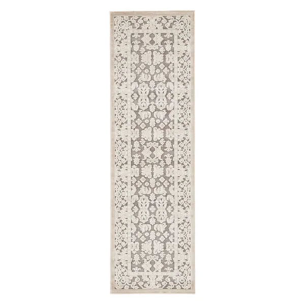 Product Image 2 for Regal Damask Gray/ White Rug from Jaipur 