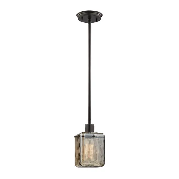 Product Image 1 for Watercube 1 Light Pendant In Oil Rubbed Bronze from Elk Lighting