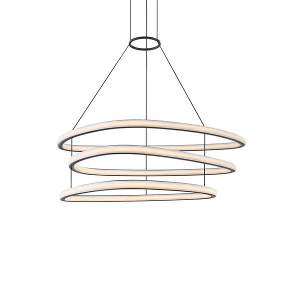 Product Image 1 for Celestia Satin Black Chandelier from Sonneman