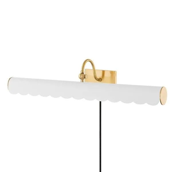 Product Image 1 for Fifi 3-Light Soft White Aged Brass Portable Shelf Light from Mitzi