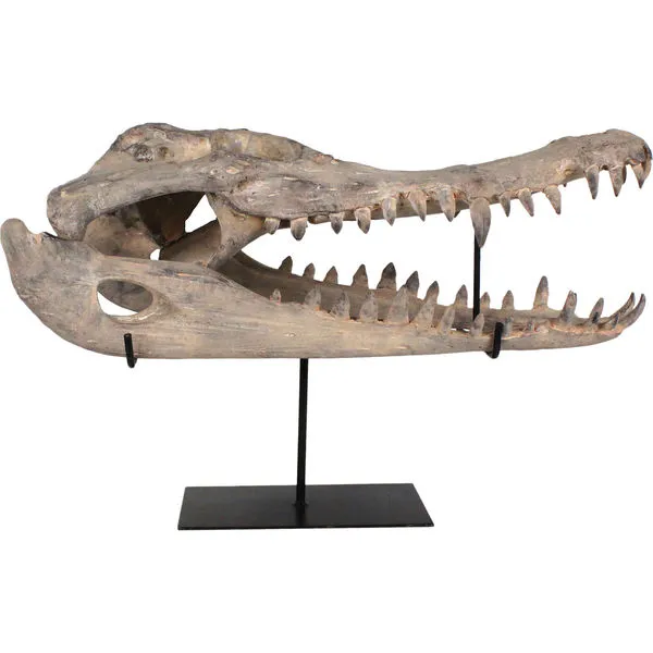 Product Image 3 for Alligator Sculpture On Stand from Moe's