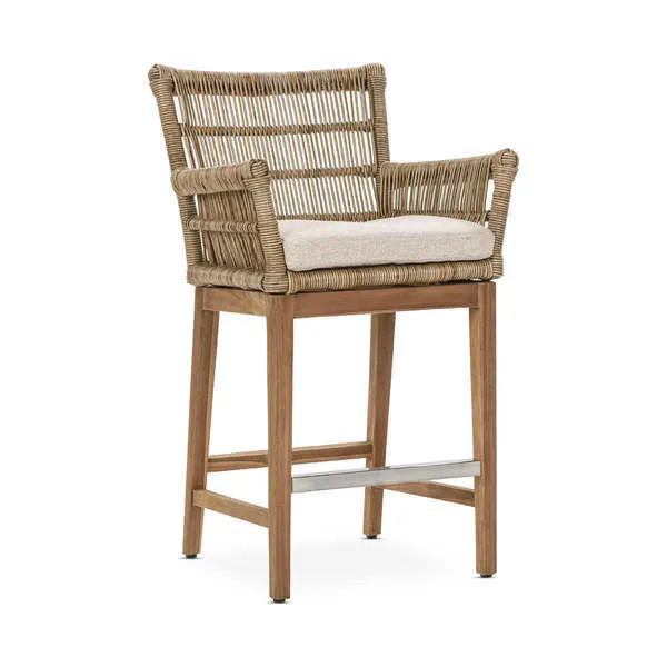 Product Image 1 for Valerie Outdoor Teak Wood Counter Chair from Classic Home