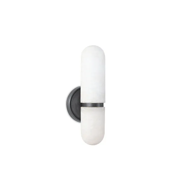 Product Image 1 for Salon Alabaster Small Sconce - Oil Rubbed Bronze & Natural Stone from Regina Andrew Design