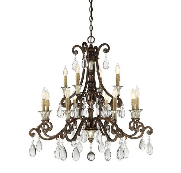 Product Image 1 for St. Laurence 12 Light Chandelier from Savoy House