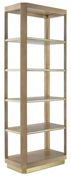 Product Image 1 for Bali Small étagère from Currey & Company