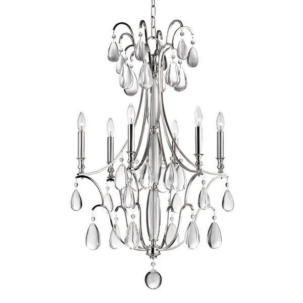 Product Image 1 for Crawford 6 Light Chandelier from Hudson Valley