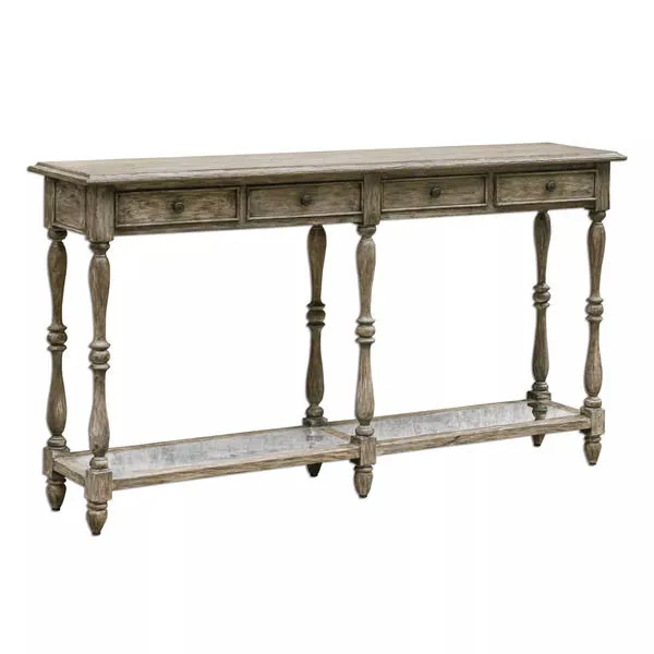 Product Image 2 for Uttermost Fortuo Weathered Console Table from Uttermost