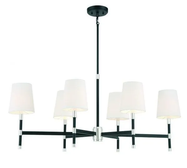 Product Image 4 for Brody 6 Light Linear Chandelier from Savoy House 