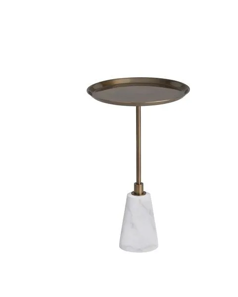 Product Image 1 for Celeste Vintage Gold Brass Accent Table from Arteriors