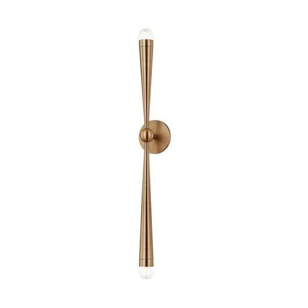 Product Image 1 for Keanu 2 Light Patina Brass Wall Sconce from Troy Lighting