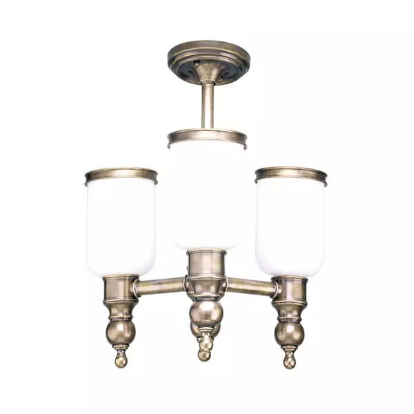 Product Image 1 for Chatham 3 Light Semi Flush from Hudson Valley