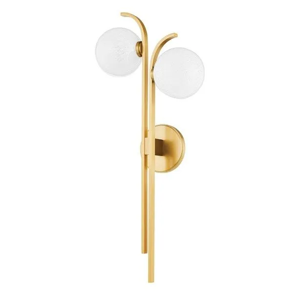 Product Image 1 for Laval 2-Light Aged Brass Wall Sconce from Hudson Valley
