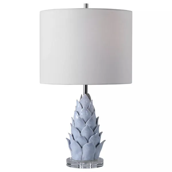 Product Image 1 for Uttermost Fera Light Blue Accent Lamp from Uttermost