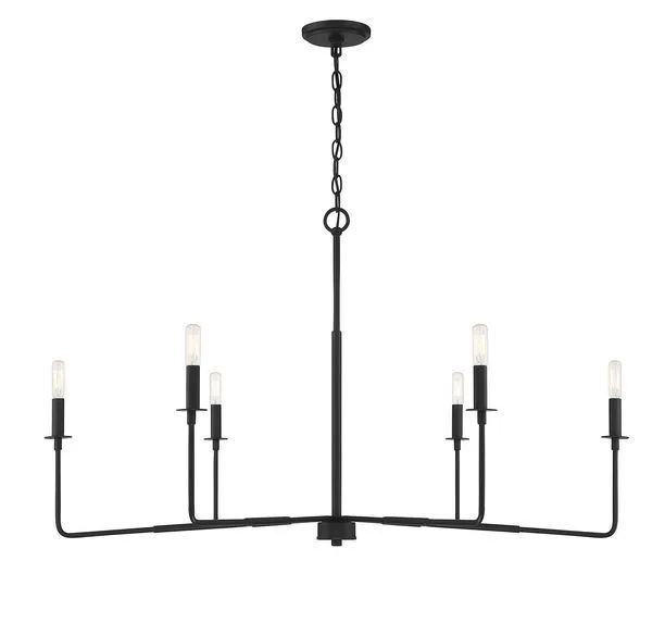 Product Image 2 for Salerno 6 Light Chandelier from Savoy House 