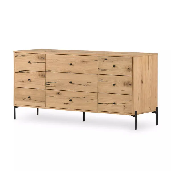 Product Image 4 for Eaton 9 Drawer Dresser Light Oak Resin from Four Hands