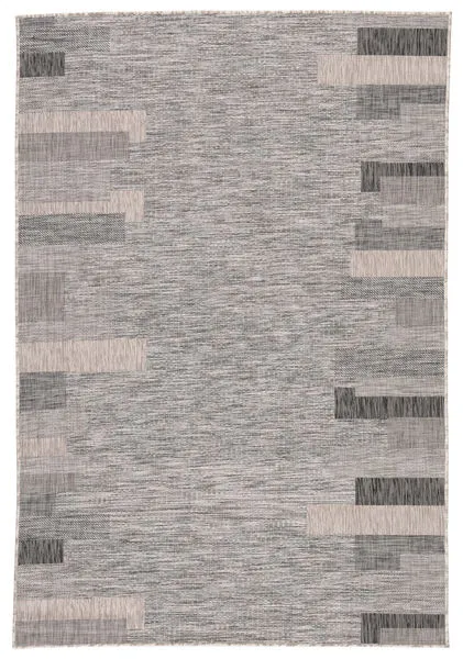 Product Image 1 for Nikea Indoor/ Outdoor Geometric Gray Rug By Nikki Chu from Jaipur 