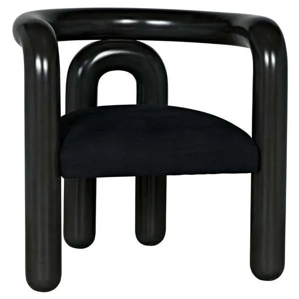 Product Image 1 for Hockney Round Black Chair from Noir