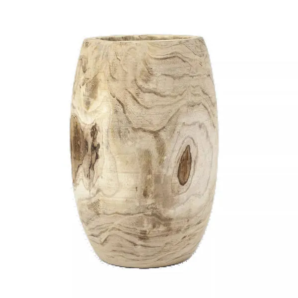 Product Image 1 for Hand Carved Wooden Planter from Kalalou