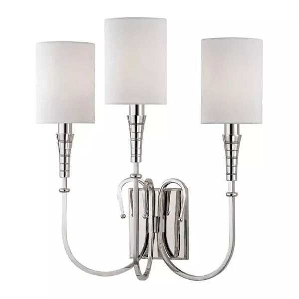 Product Image 1 for Kensington 3 Light Wall Sconce from Hudson Valley