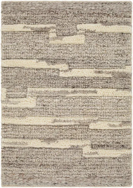 Product Image 1 for Manisa Global Medium Wool Gray / Brown Rug - 2' x 3' from Surya
