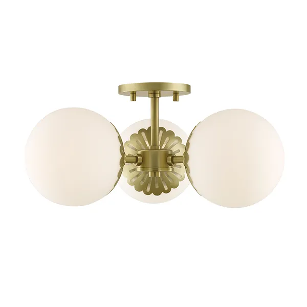 Product Image 1 for Paige 3 Light Semi Flush from Mitzi