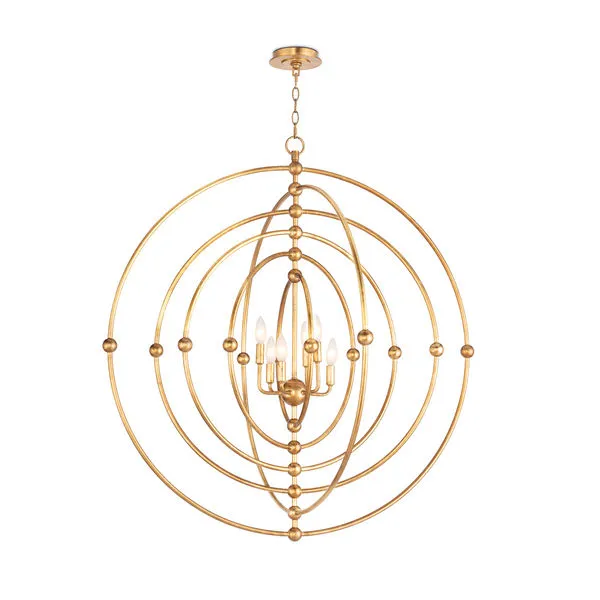 Product Image 1 for Selena Gold Metal Sphere Chandelier from Regina Andrew Design