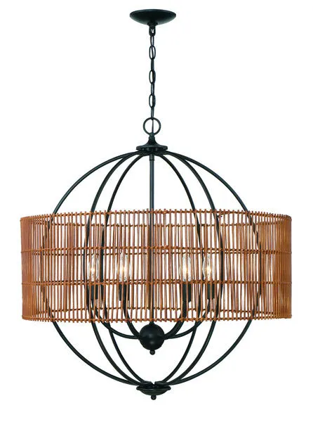 Product Image 1 for Florasian 6 Light Pendant from Savoy House 
