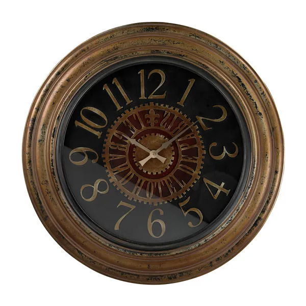 Product Image 1 for Large Clock With Distressed Hand Painted Frame from Elk Home