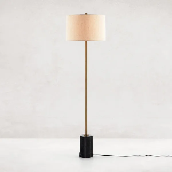 Product Image 1 for Sargent Floor Lamp Black Marble from Four Hands