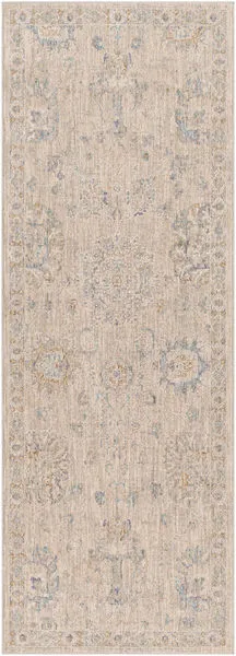 Product Image 1 for Avant Garde Woven Light Beige / Denim Rug - 2'7" x 7'3" from Surya