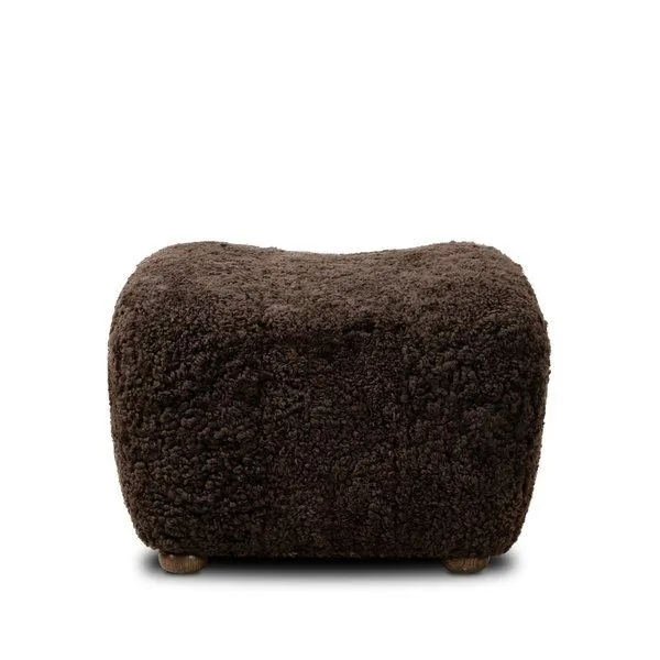 Product Image 1 for Oslo Cocoa Shearling Ottoman from Four Hands
