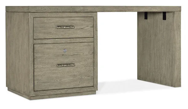 Product Image 4 for Linville Falls Oak Veneer 60" Desk with One File from Hooker Furniture