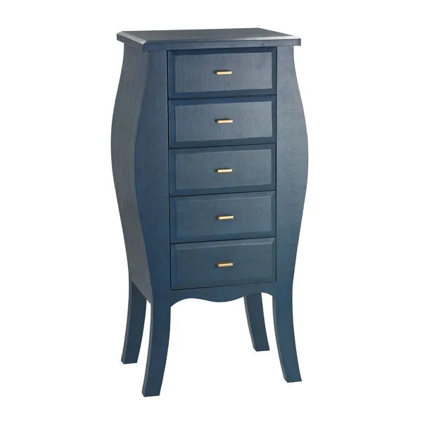 Product Image 1 for Bowed Shagreen Chest In Navy from Elk Home