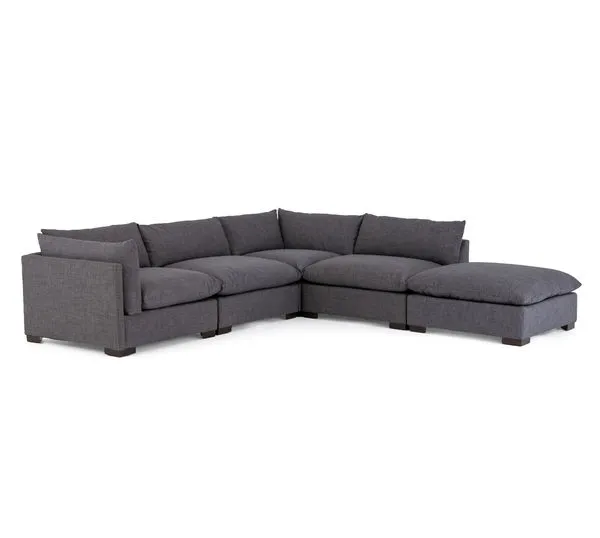 Product Image 5 for Westwood 4 Piece Sectional W/ Ottoman from Four Hands