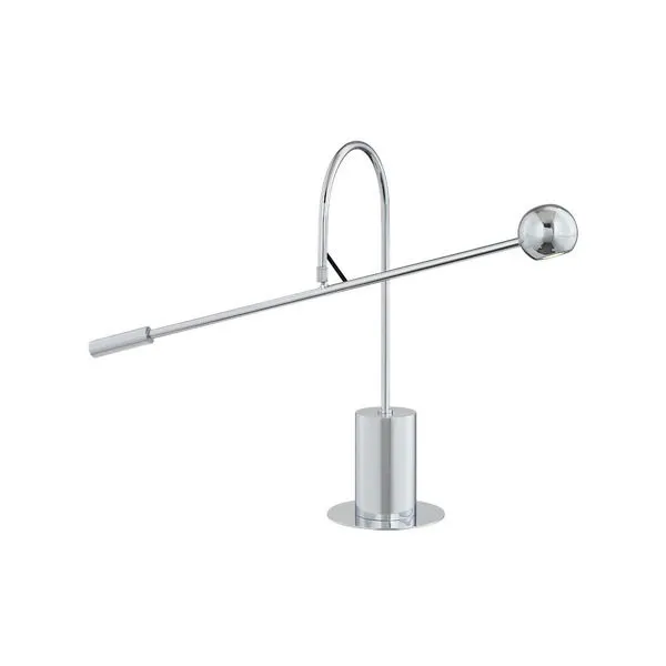 Product Image 1 for Micro-Orbiter Rechargeable Polished Chrome Table Lamp from Sonneman