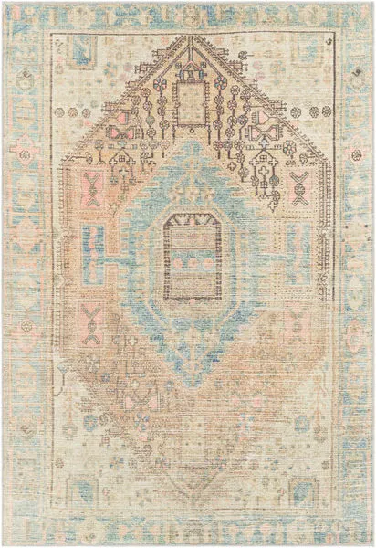 Product Image 5 for Alanya Denim Blue / Peach Rug from Surya
