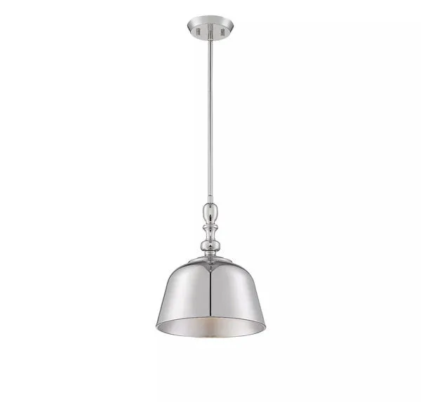 Product Image 3 for Berg Polished Nickel 1 Light Pendant from Savoy House 
