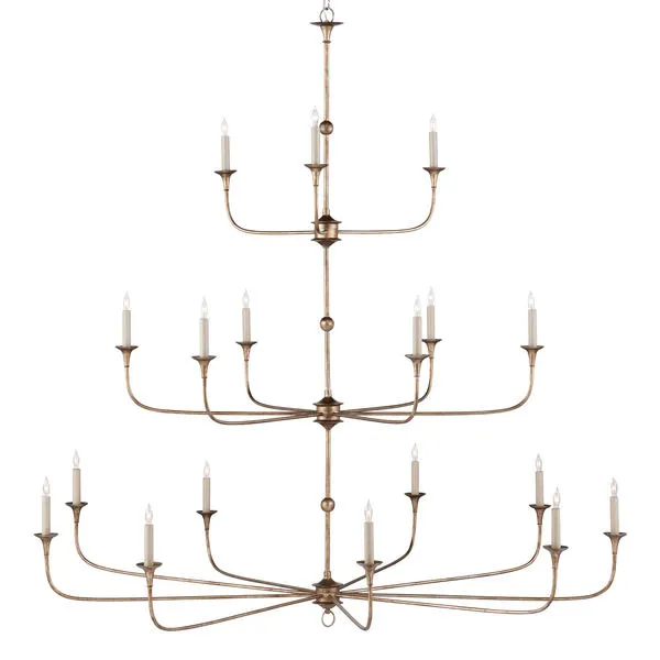 Product Image 1 for Nottaway Bronze Grande Chandelier from Currey & Company