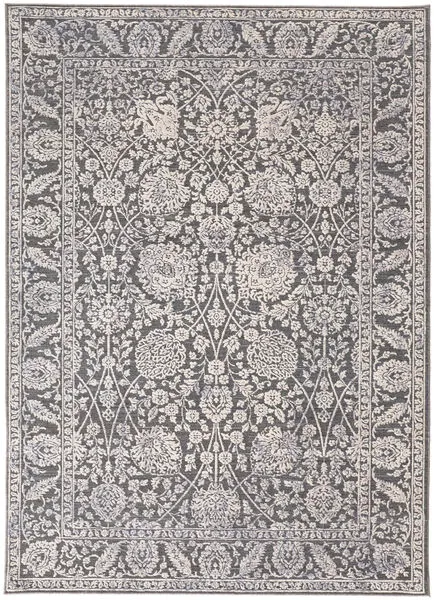 Product Image 3 for Thackery Charcoal / Bone White Rug from Feizy Rugs