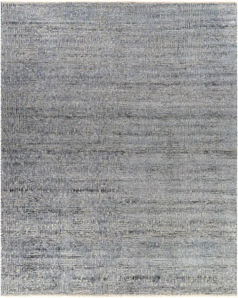 Product Image 1 for Lora Hand-Knotted Denim / Oatmeal Rug - 8' x 10' from Surya