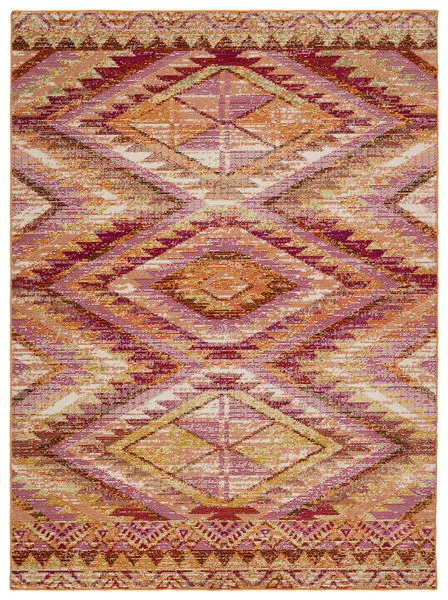 Product Image 5 for Nikki Chu By  Decca Indoor / Outdoor Tribal Orange / Multicolor Area Rug from Jaipur 