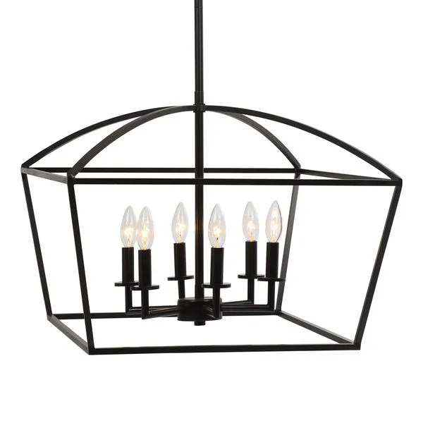 Product Image 5 for Clayton 6 Light Lantern Pendant from Uttermost